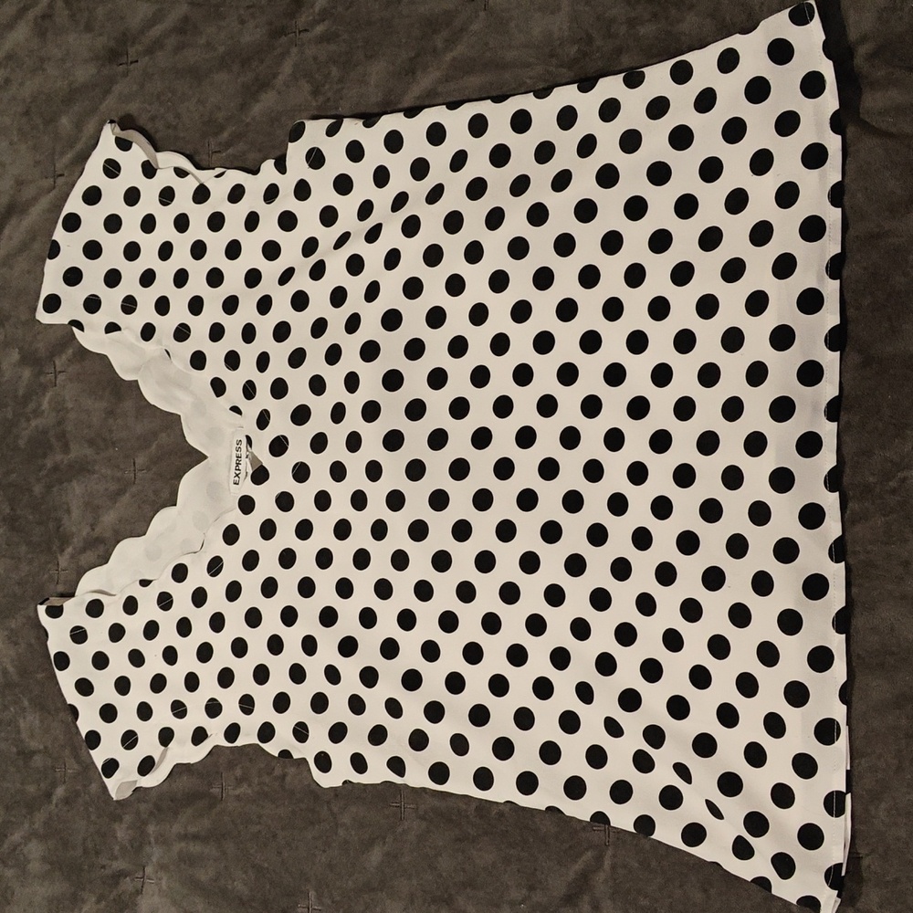 Express polka dot top